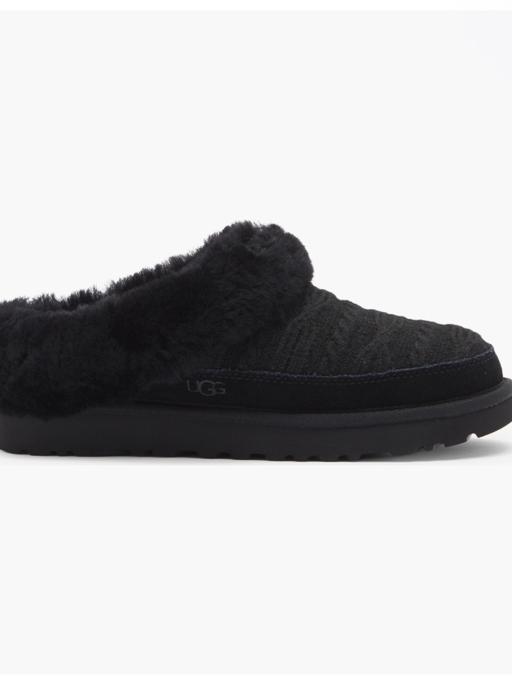 UGG® Women’s Size 8 Cluggette Genuine Shearling Lined Indoor/Outdoor Slipper